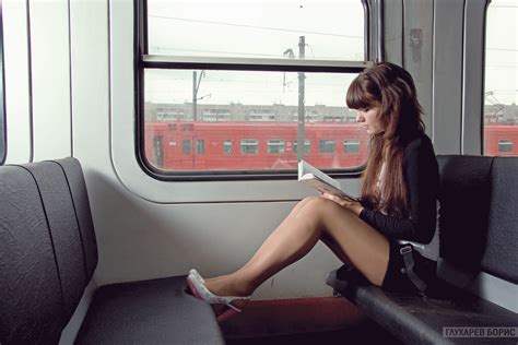 Teens on a train: public sex action in HD